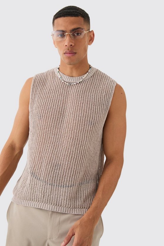 Oversize Tanktop mit Naht-Detail
