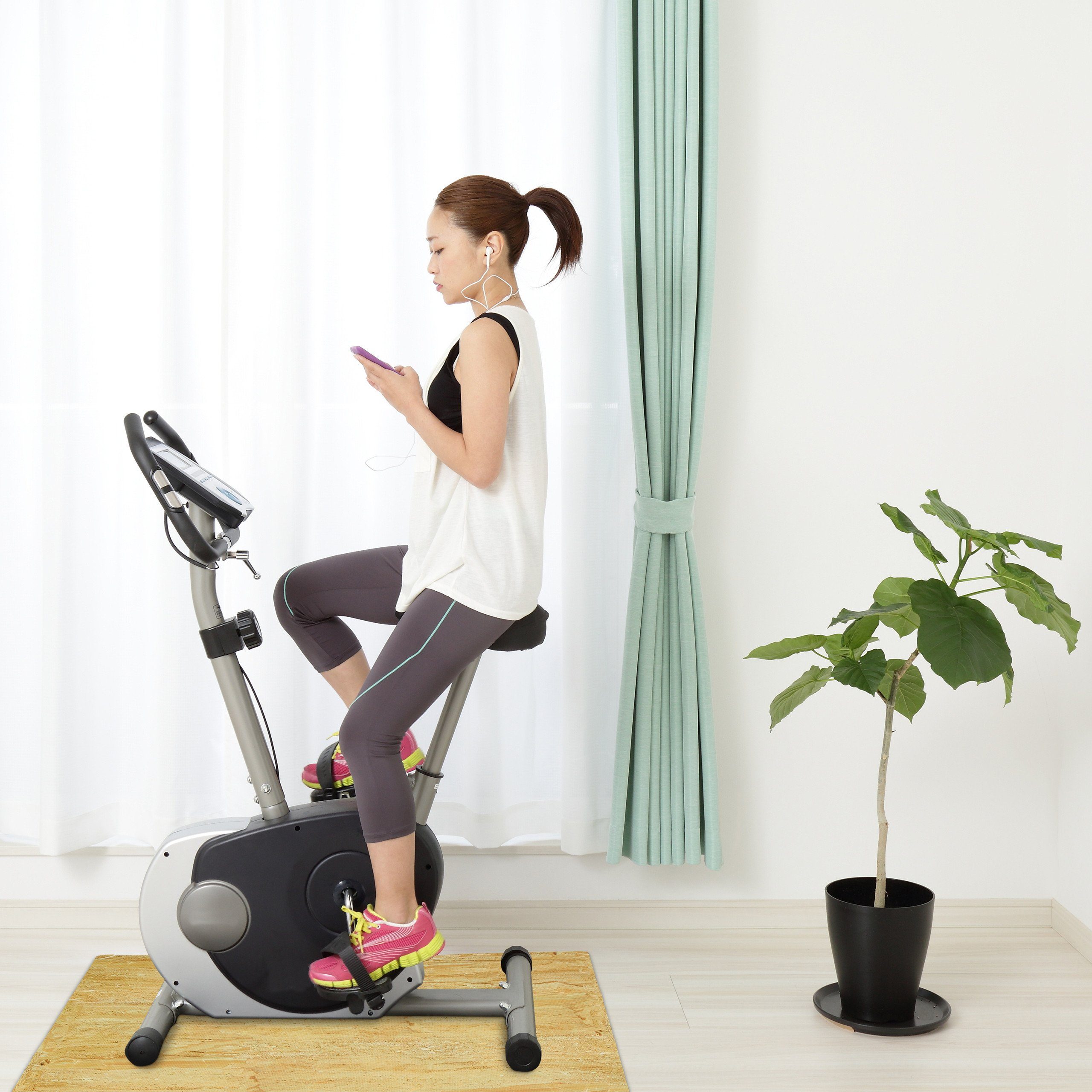 relaxdays Bodenmatte 9 x Bodenschutzmatte Fitness