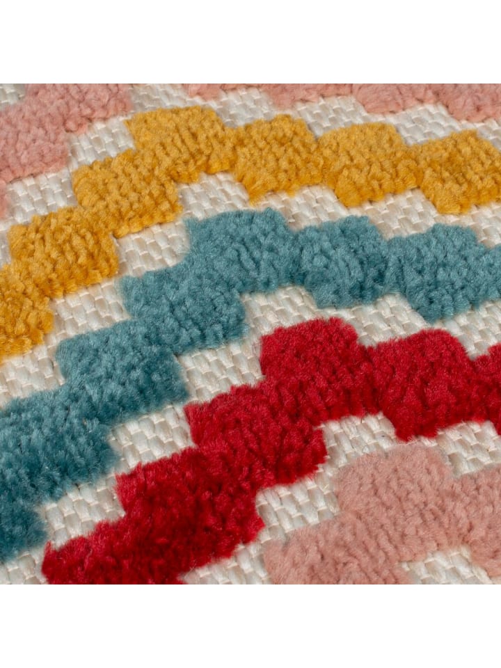 KADIMA DESIGN Multifunktionaler, geometrischer Outdoor-Teppich in Multicolor günstig kaufen
