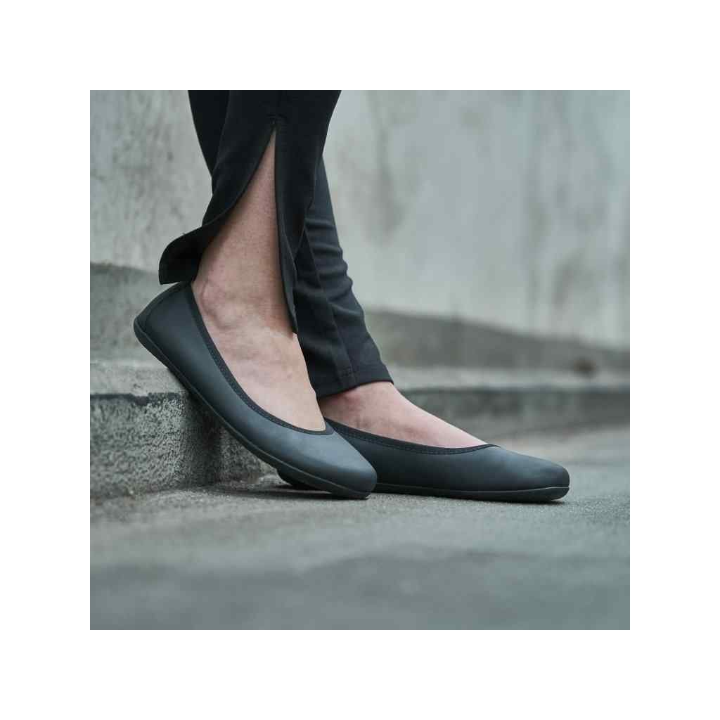 Aylla Shoes Einfach schwarz Barfuß-Ballerinas