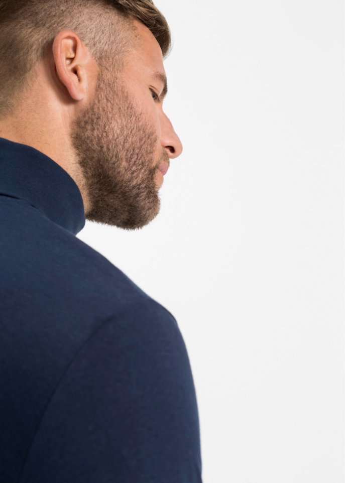 Langarmshirt mit Rollkragen