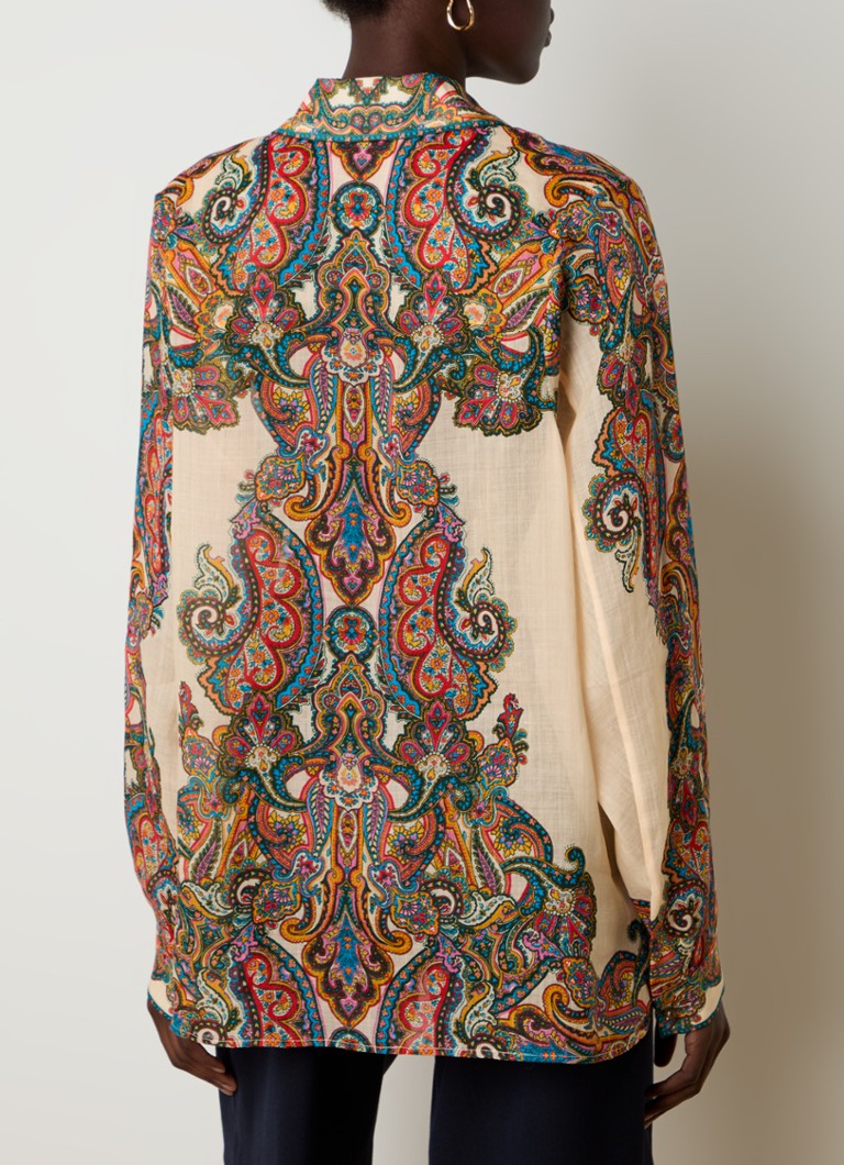 Bluză Zimmermann Ottie Paisley Print
