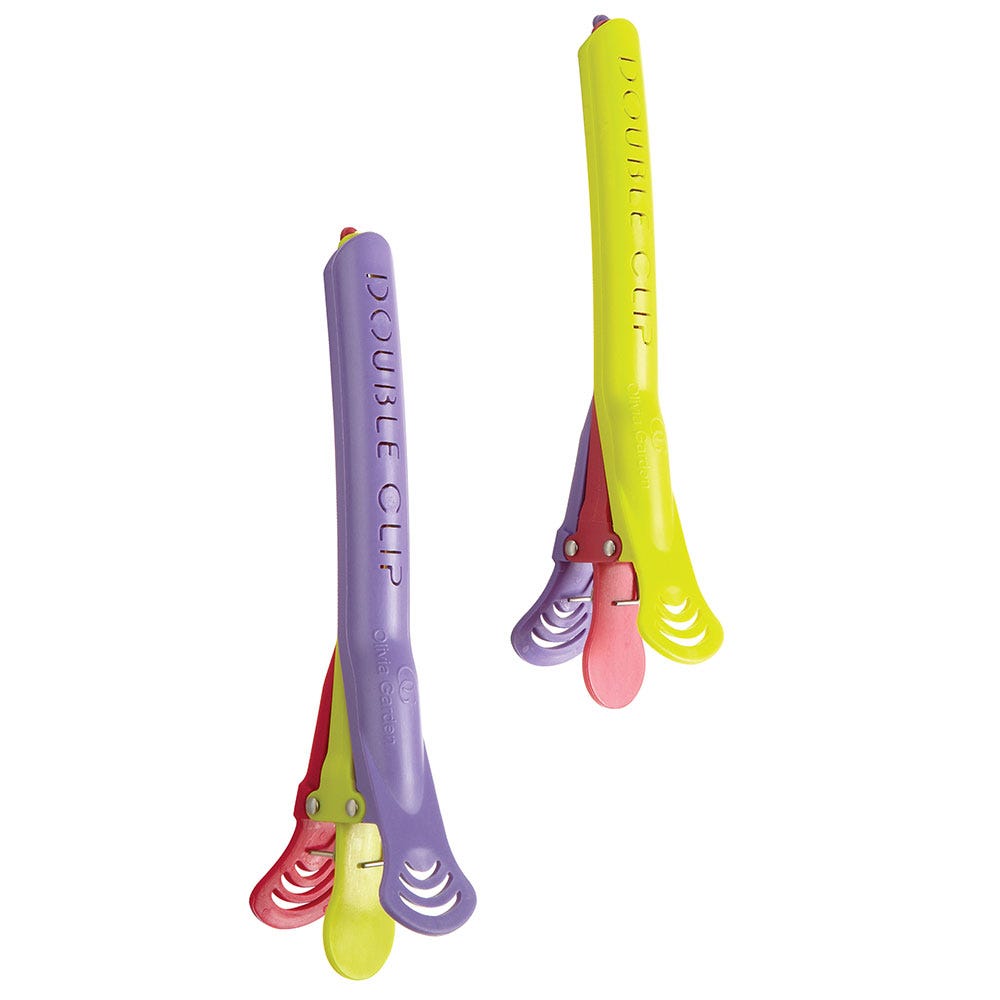 Olivia Garden Double Clips, 2 Stück