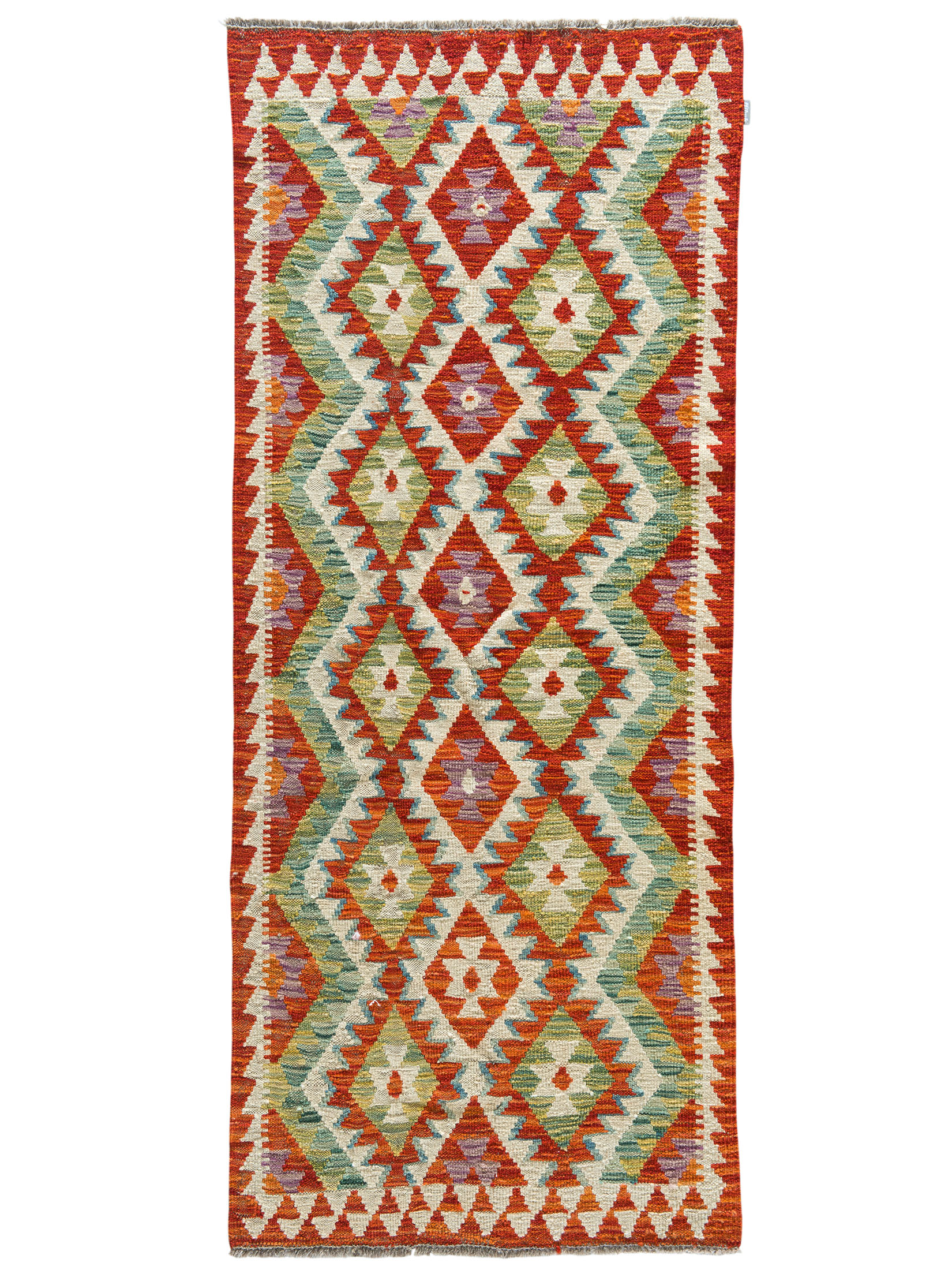 Afghan Kelim ca. 82 x 197 cm, Unikat / Einzelstück
