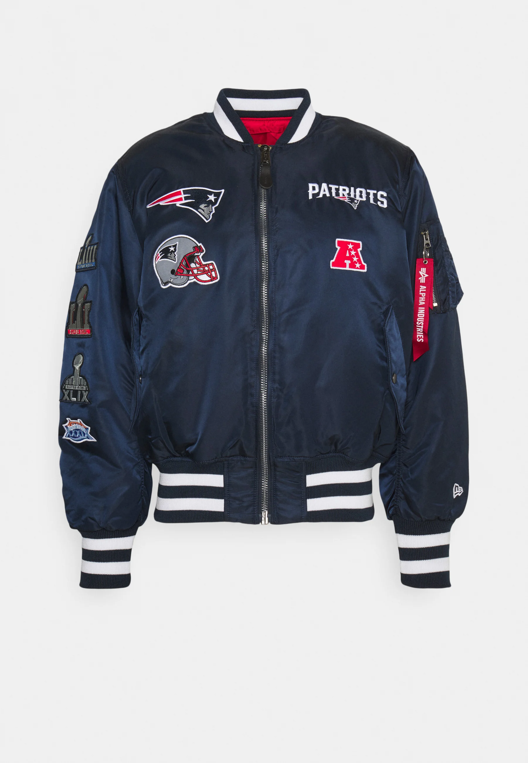Chaqueta bomber NFL ALPHA INDUSTRIES NEW ENGLAND PATRIOTS de New Era - Cortavientos