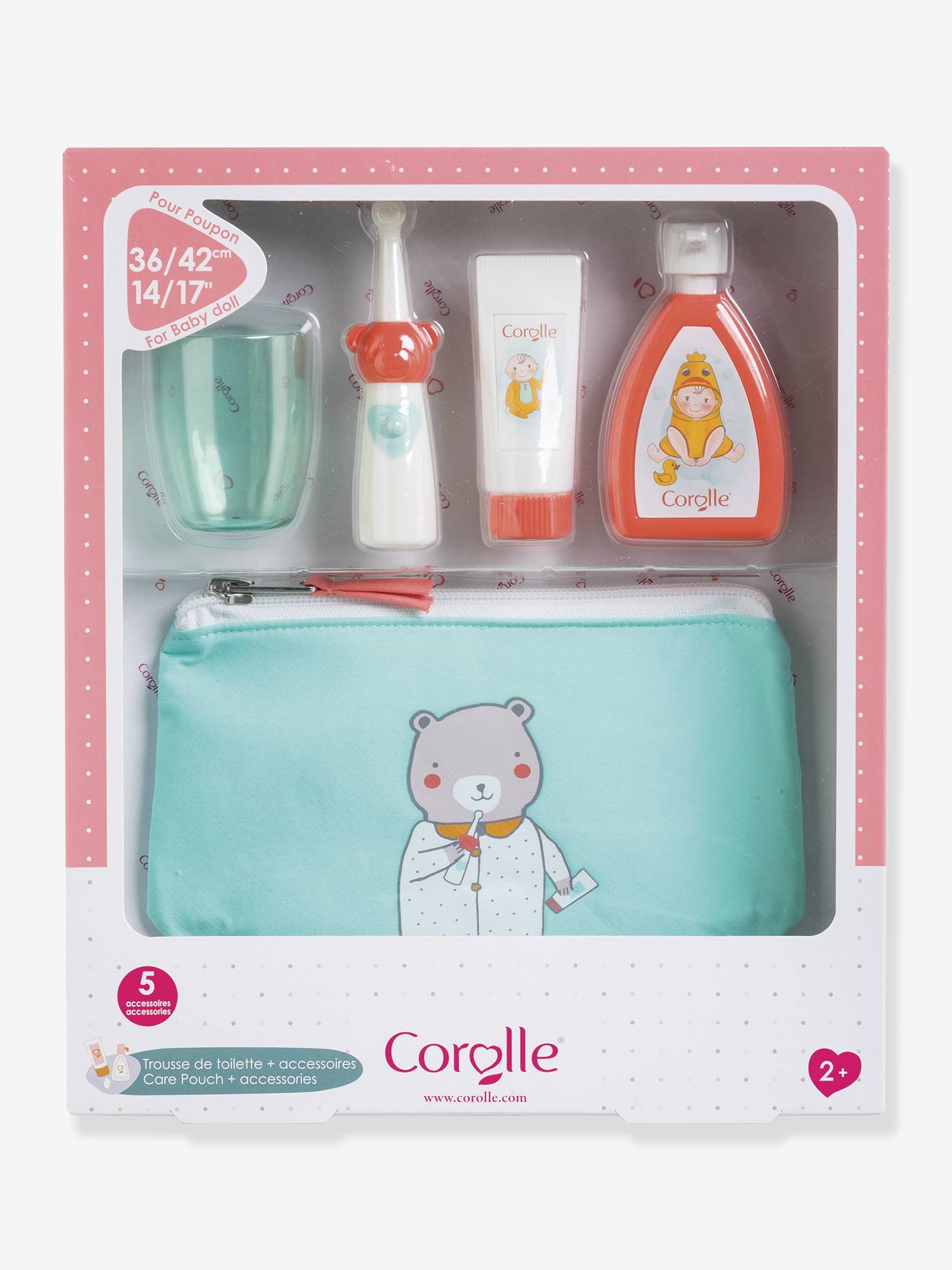Trousse de toilette et accessoires pour poupée