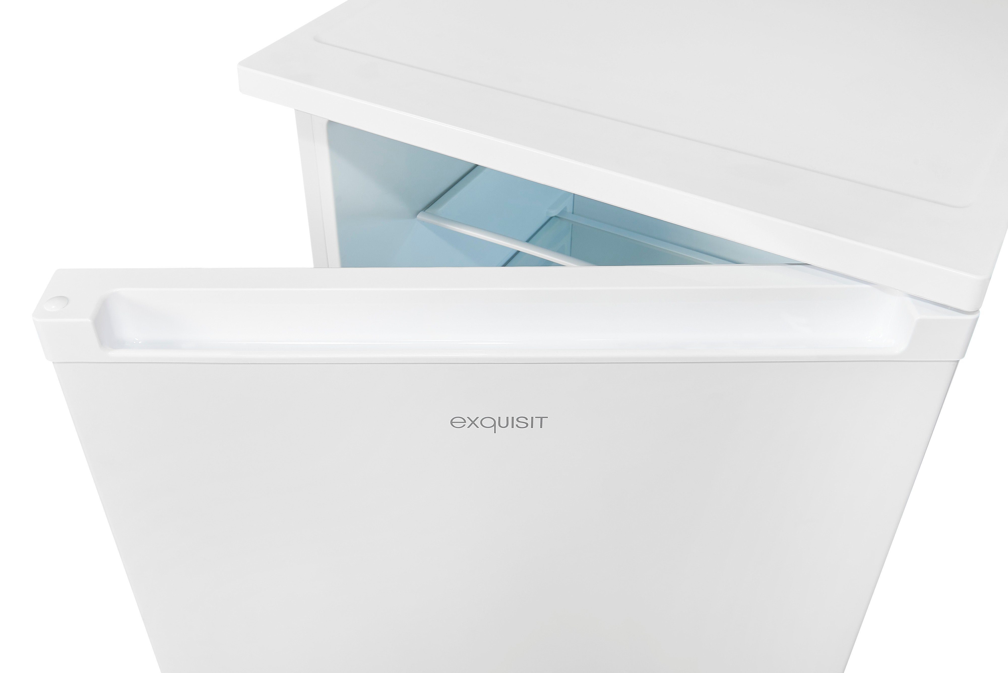 exquisit Kühlschrank KS16-V-070E weiss, 85 cm hoch, 55.1 cm breit, effizienter Vollraumkühlschrank