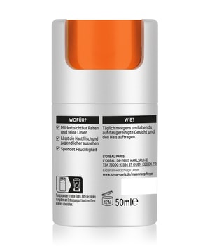 L'Oréal Men Expert Falten Stop Anti-Falten Feuchtigkeitspflege Faltenkorrektur-50 ml