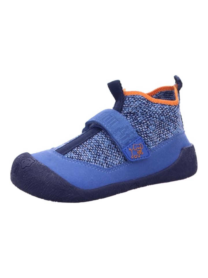 Affenzahn Jungen- Halbschuhe Lauflerner Knit Toddly Elefant in Blau günstig kaufen