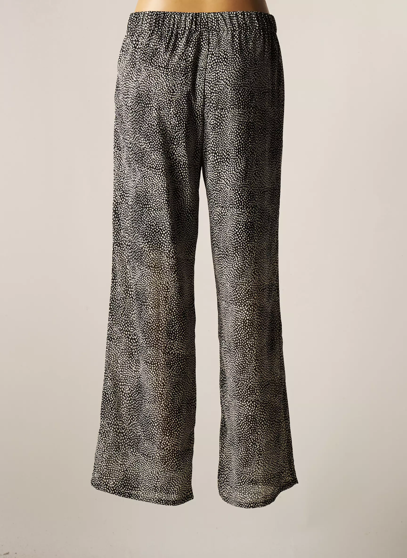 Geisha Pantalons Larges Femme couleur noir
