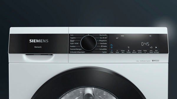 SIEMENS Waschmaschine WG44G2A40, 9 kg, 1400 U/min, i-Dos - Dosierautomatik