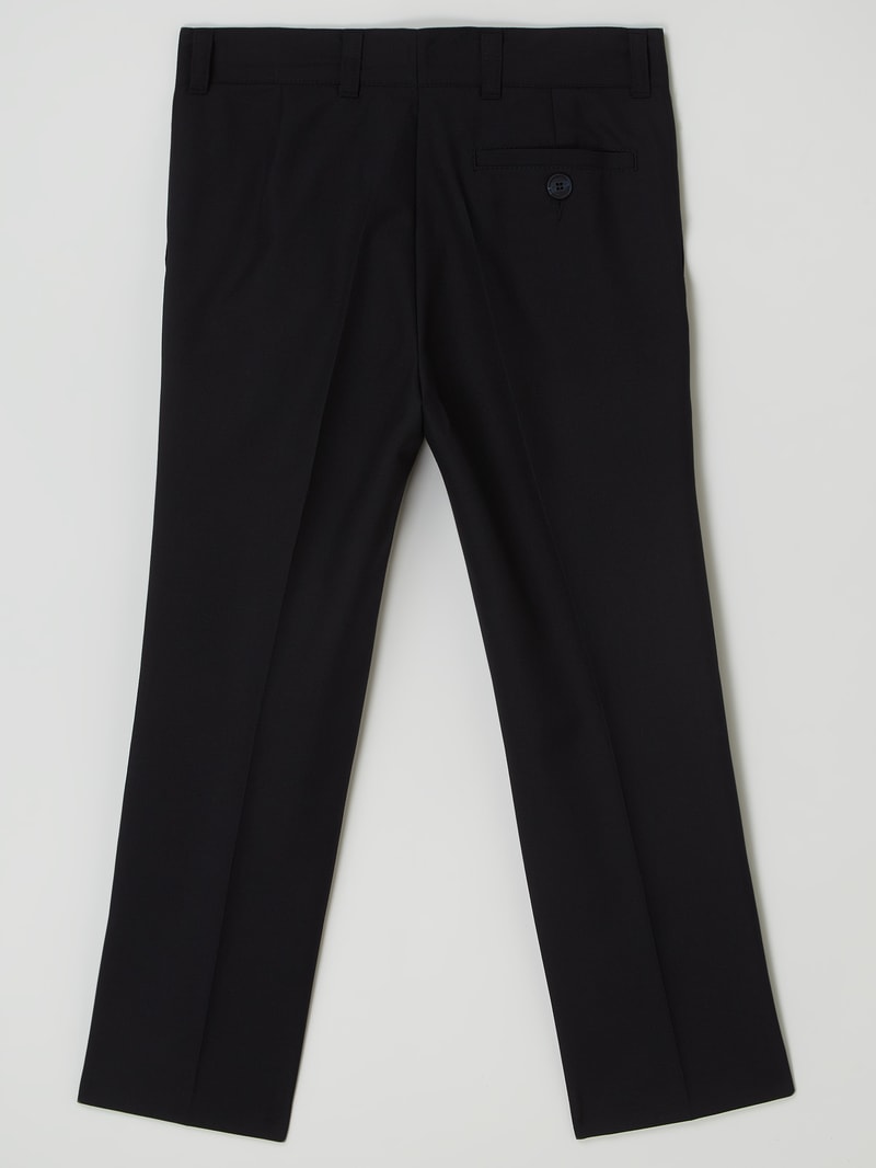 Regular Fit Hose mit Viskose-Anteil in marineblau