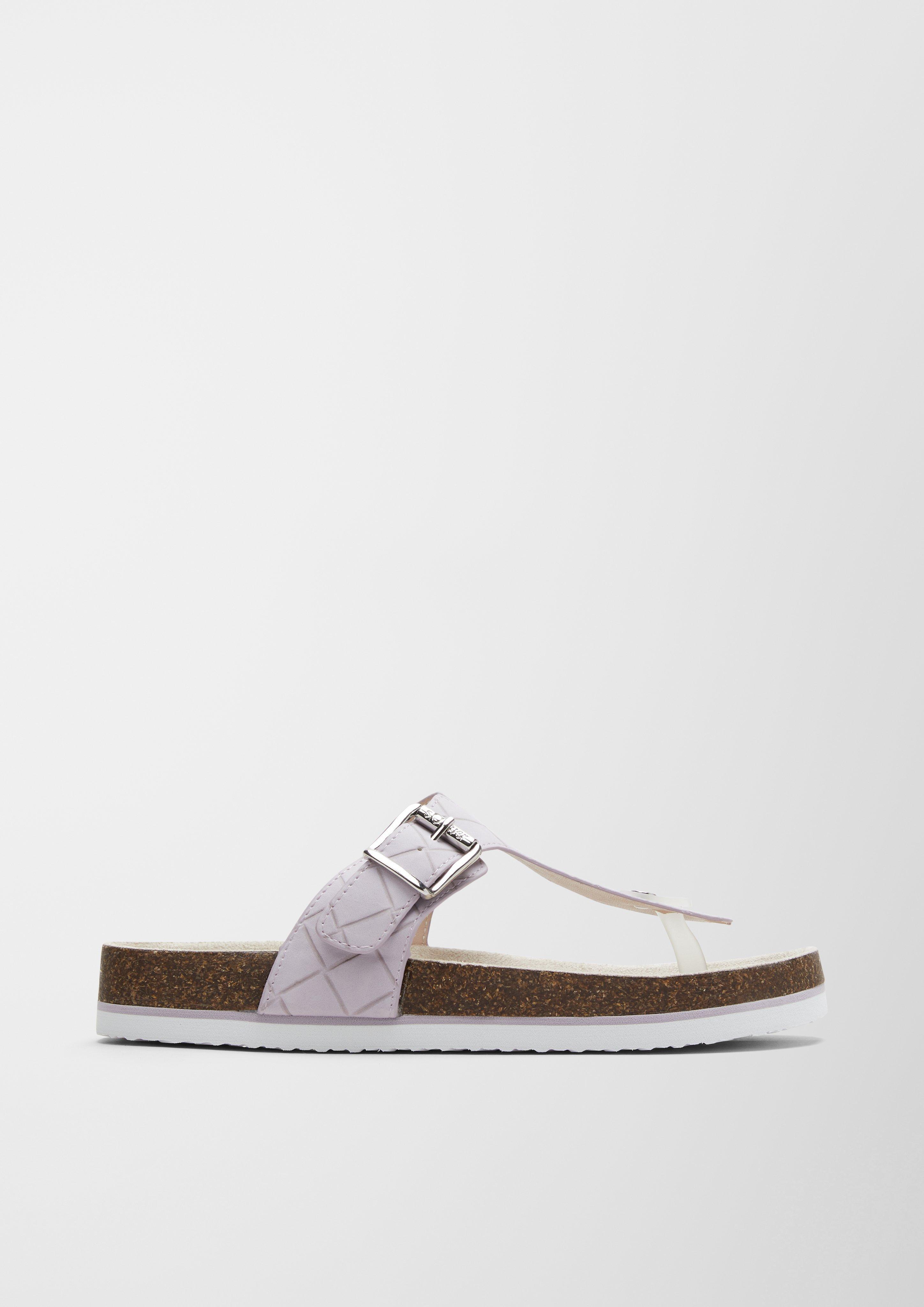 Sandalen in Lackleder-Optik  6005693-597