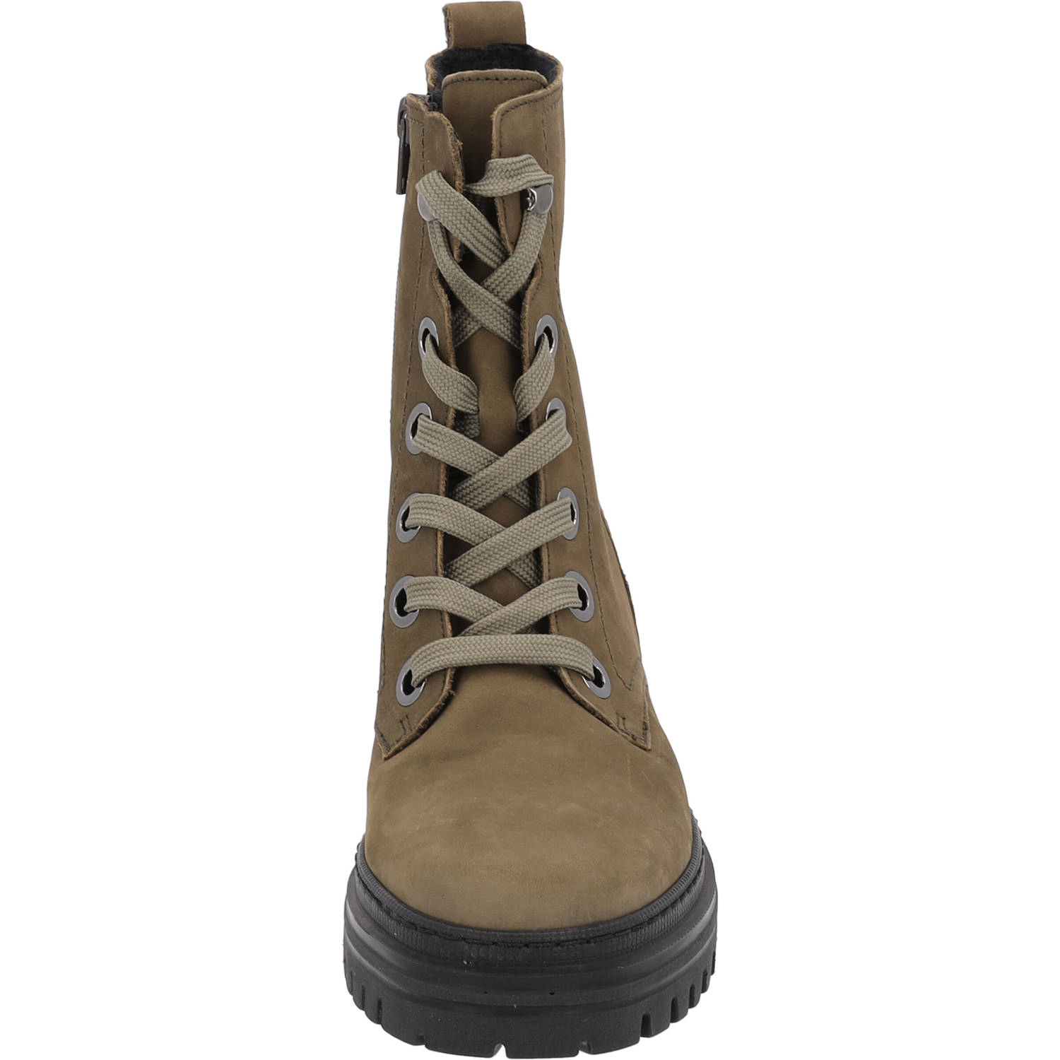 Gabor 91.721, Schnürstiefeletten, Damen, Grün (oliv)