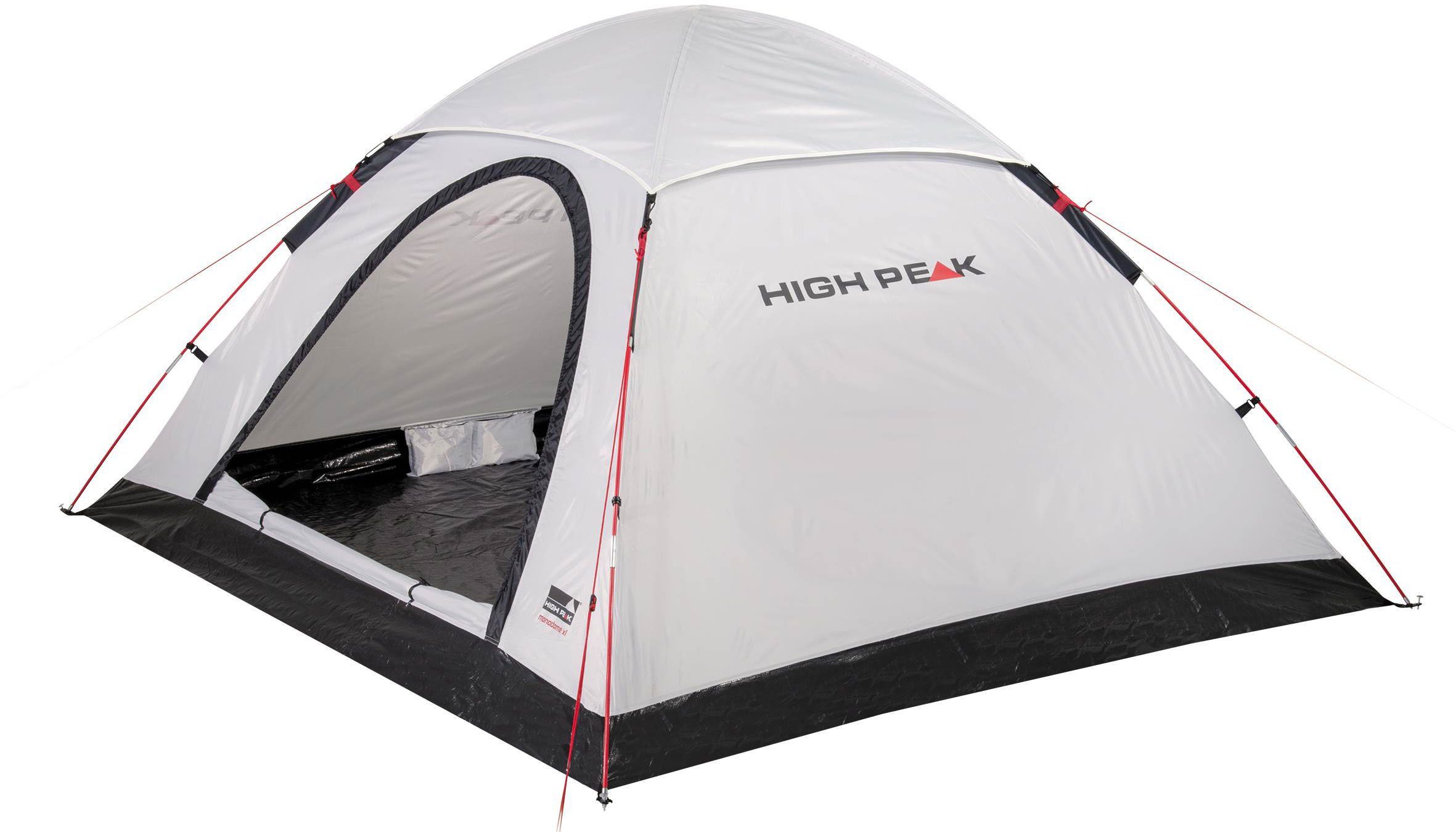 High Peak Kuppelzelt Zelt Monodome XL, Personen: 4 (mit Transporttasche)