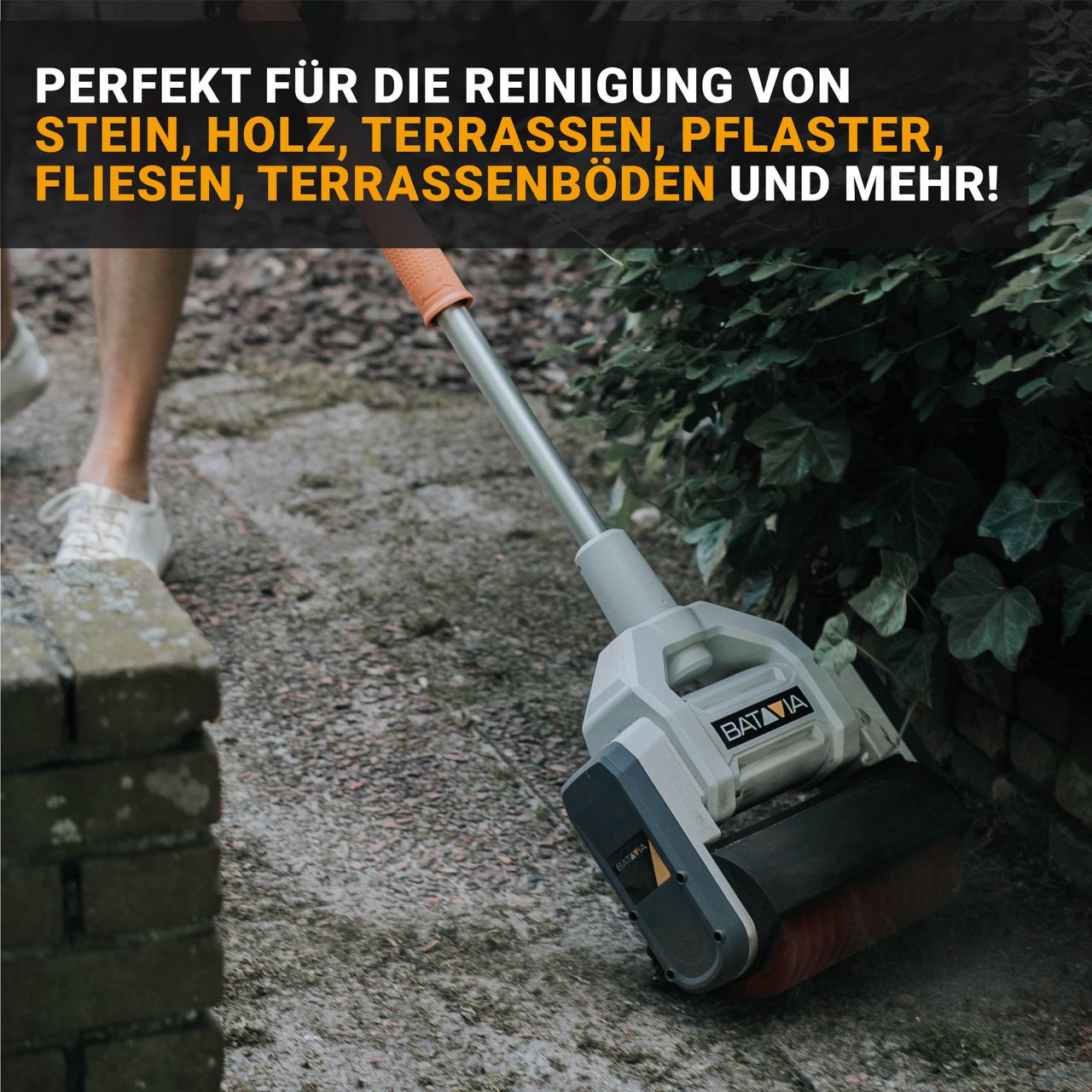 Batavia MAXXBRUSH – ROLLENBÜRSTE FÜR HAUS UND GARTEN