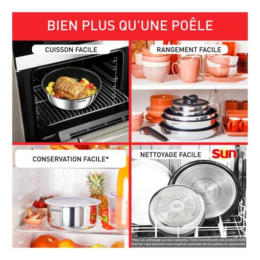 Tefal | INGENIO Zestaw naczyń kuchennych 5 szt