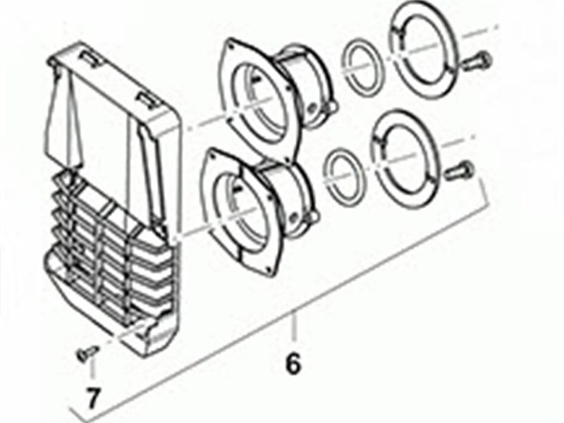 Truma S-2200 AKW Wandkaminset