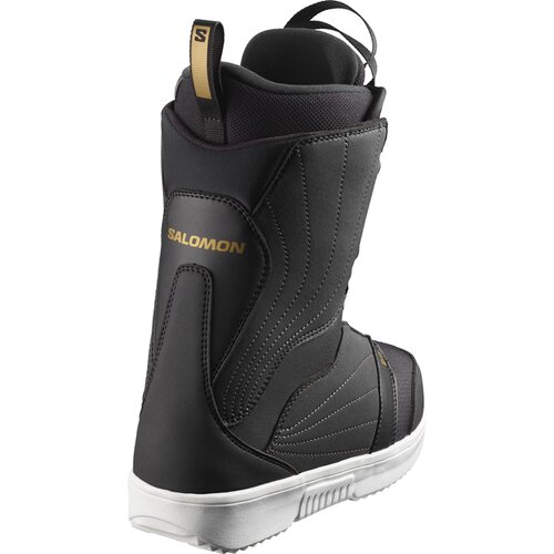 DAMEN SNOWBOOT SNOW. BOOTS PEARL BOA BLACK/WHITE/GOLD