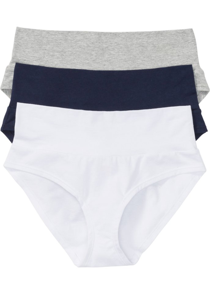 Umstandspanty mit Bio-Baumwolle (3er Pack)