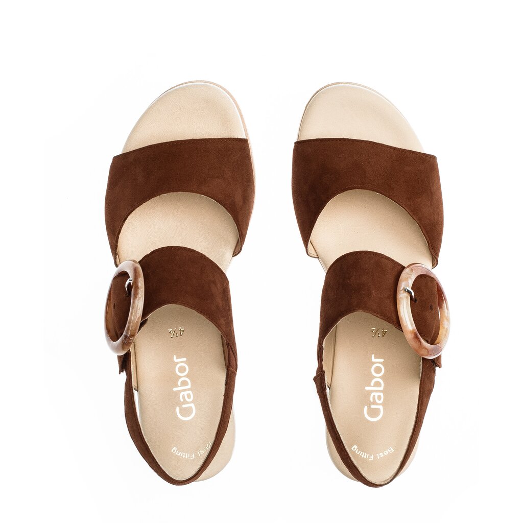 Gabor fashion Keilsandalette braun