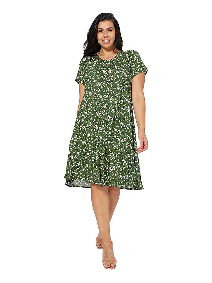 Aller Simplement Kleid in Grün günstig kaufen 42/44