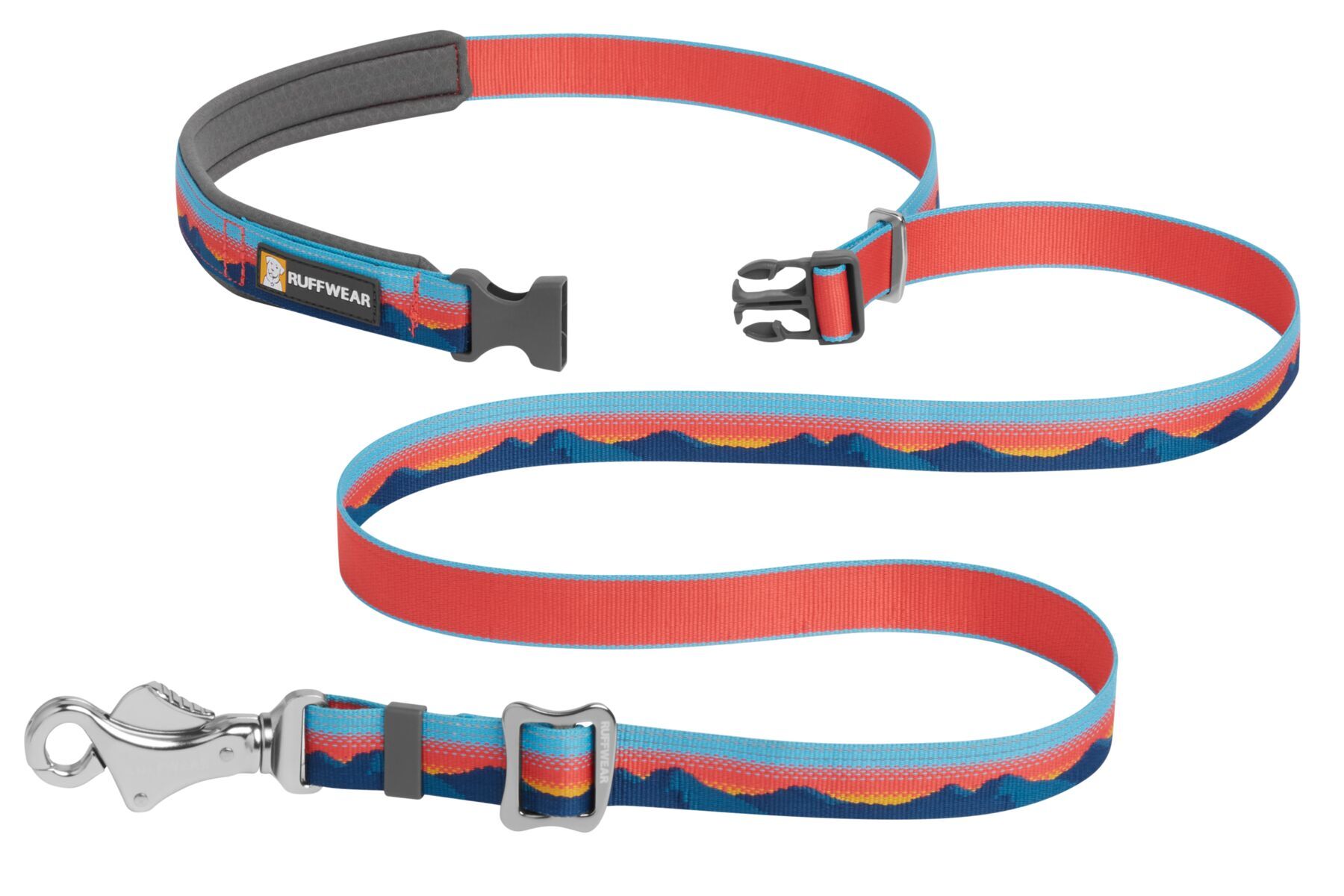 Ruffwear Hundeleinen Ruffwear Crag™ Leine blau/ türkis/ rosa