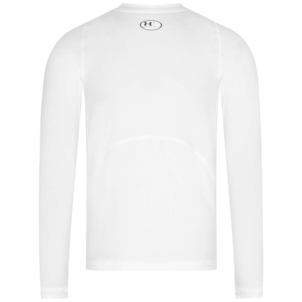 Under Armour HeatGear® FITTED Kinder Langarmshirt 1361731-100