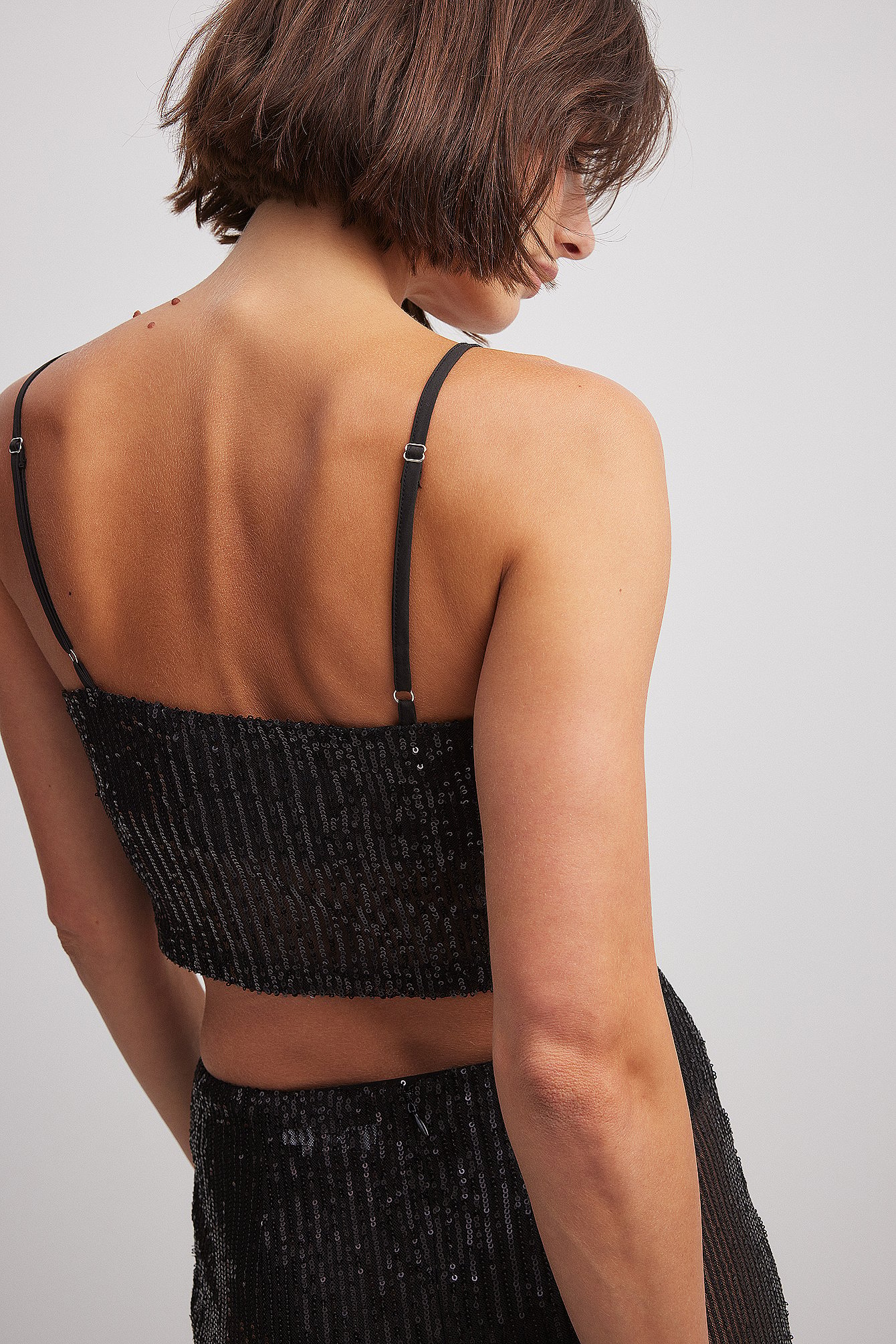 Sequin Crop Top