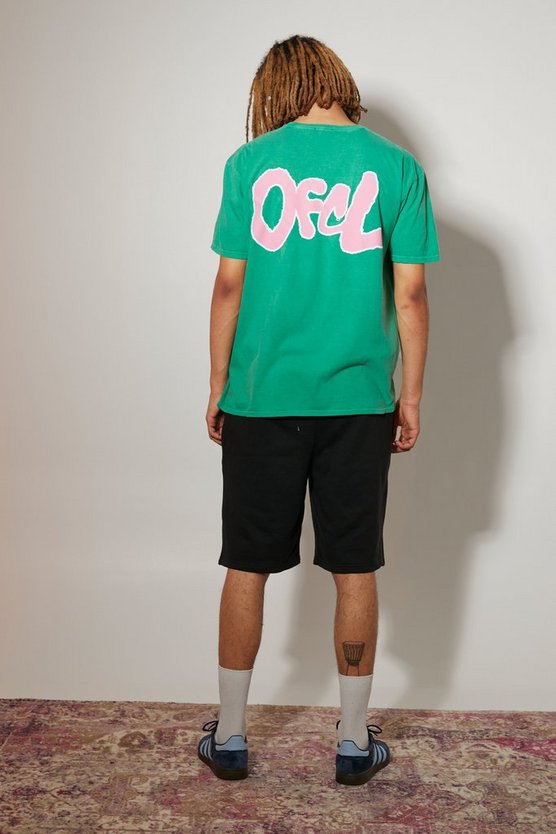 Recycelte lockere Jersey-Shorts