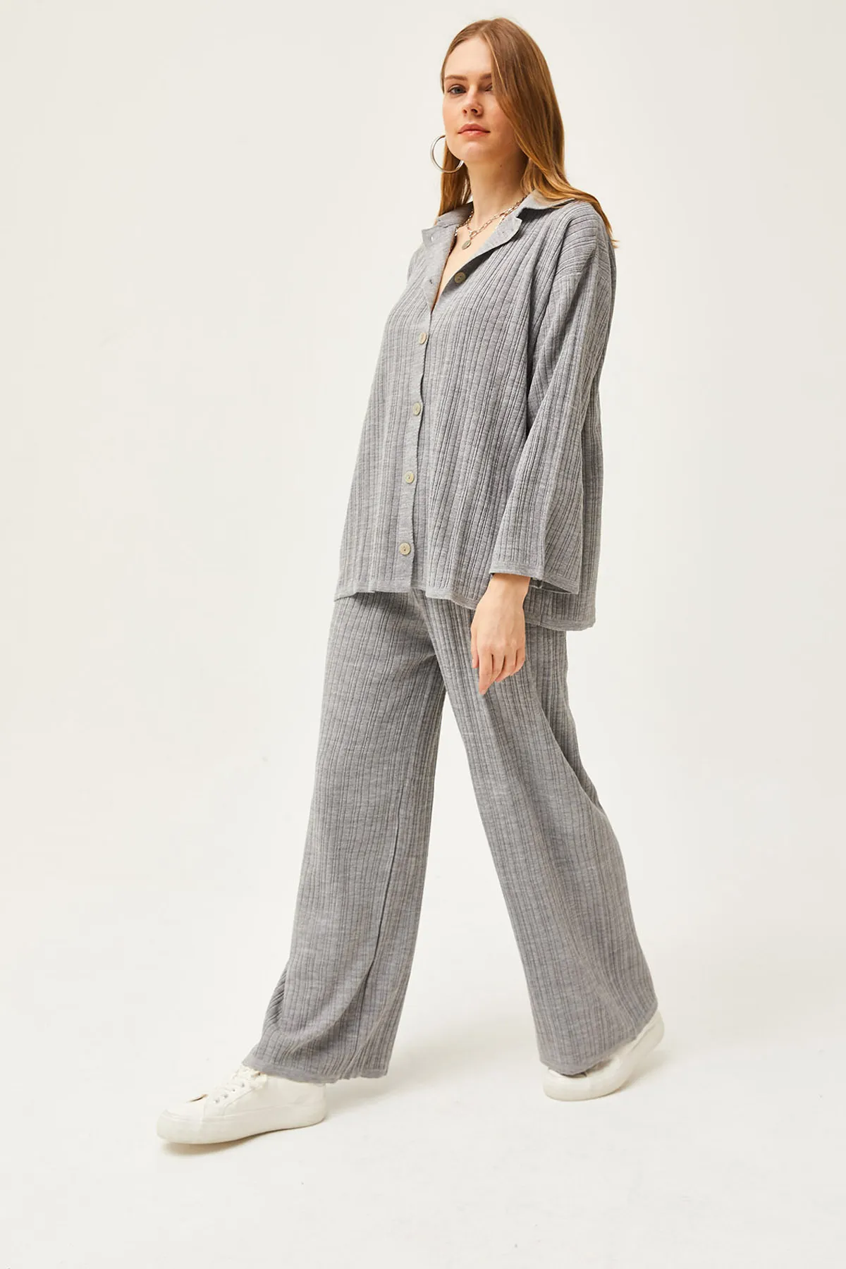 Olalook  Zweiteiler - Grau - Regular Fit