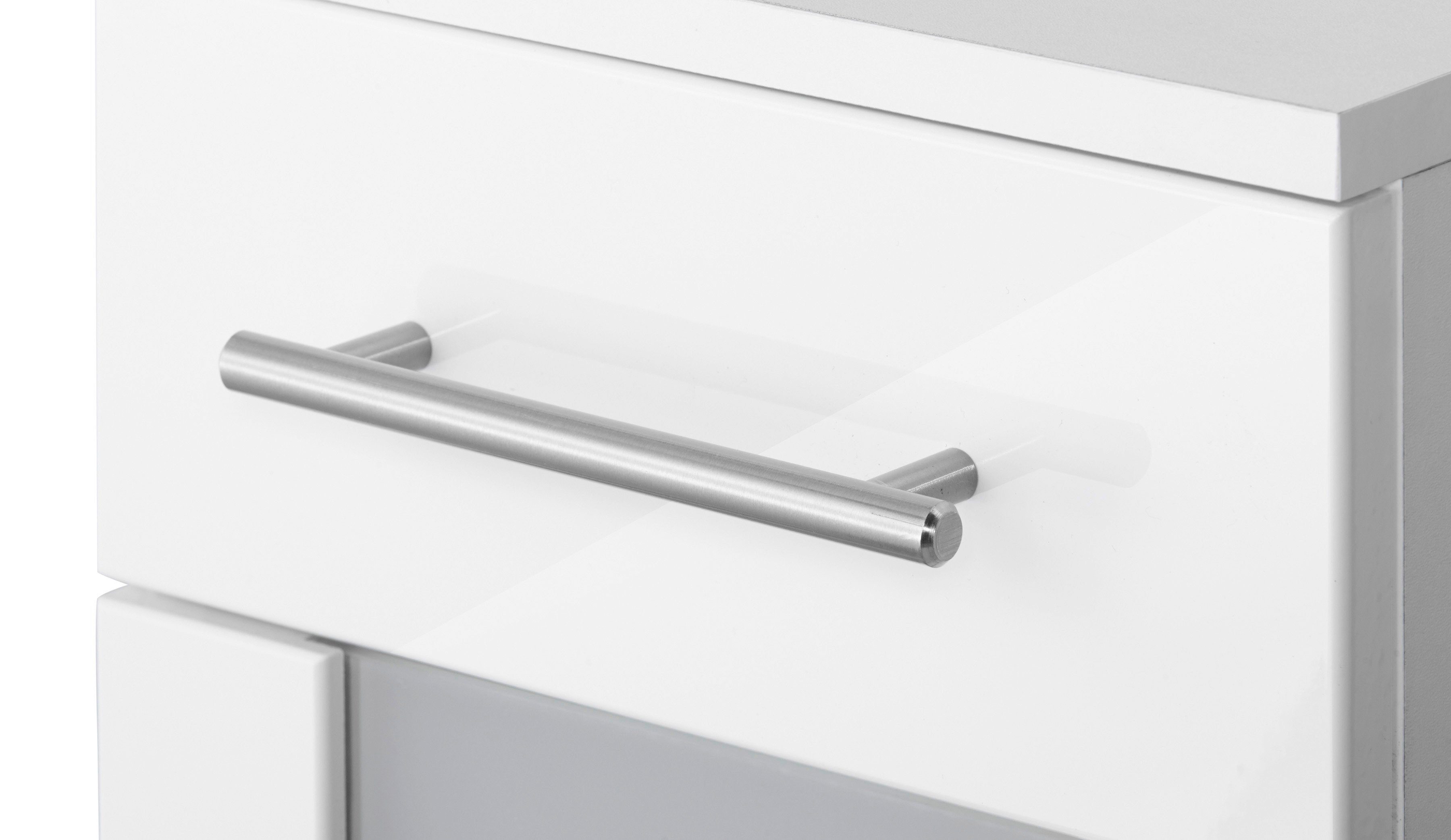 HELD MÖBEL Badmöbel-Set Jaca, (4-St), Badmöbel-Set mit hochglanz Fronten