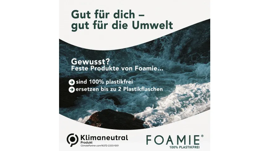 FOAMIE Feste Duschpflege 3in1 What A Man 90 g