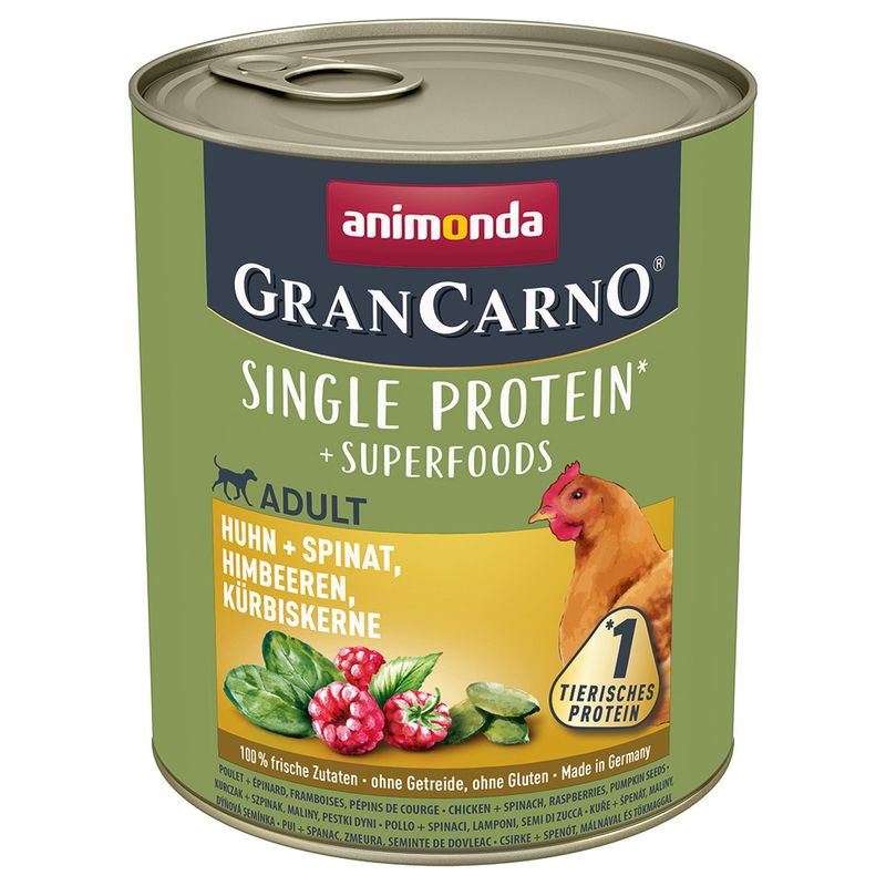 Probierpaket animonda GranCarno Adult Superfoods 6 x 400 g