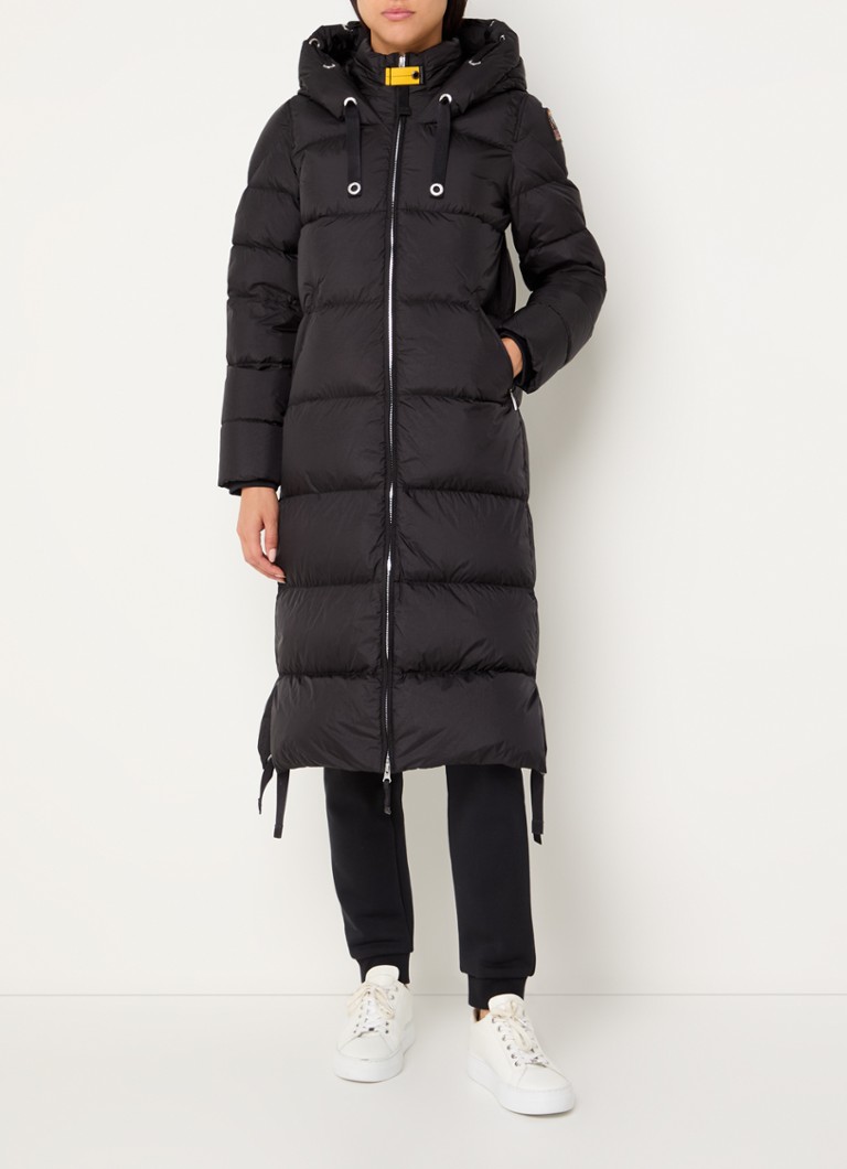 Długa kurtka Parajumpers Panda z wypełnieniem puchowym i kapturem.