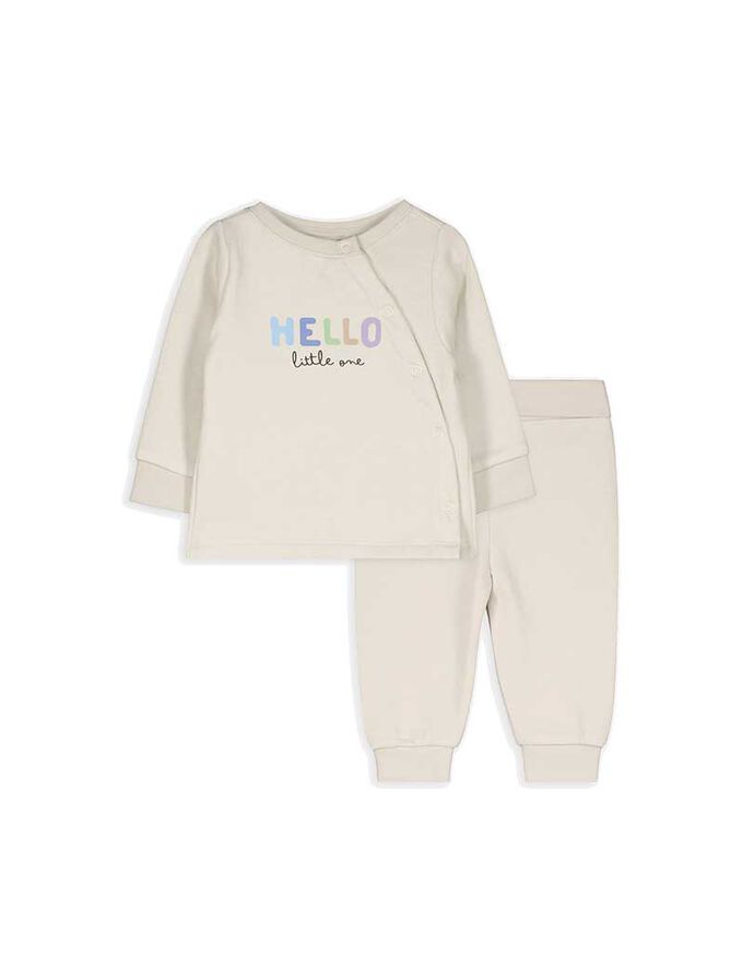Set aus Sweatshirt und Hose - Messageprint