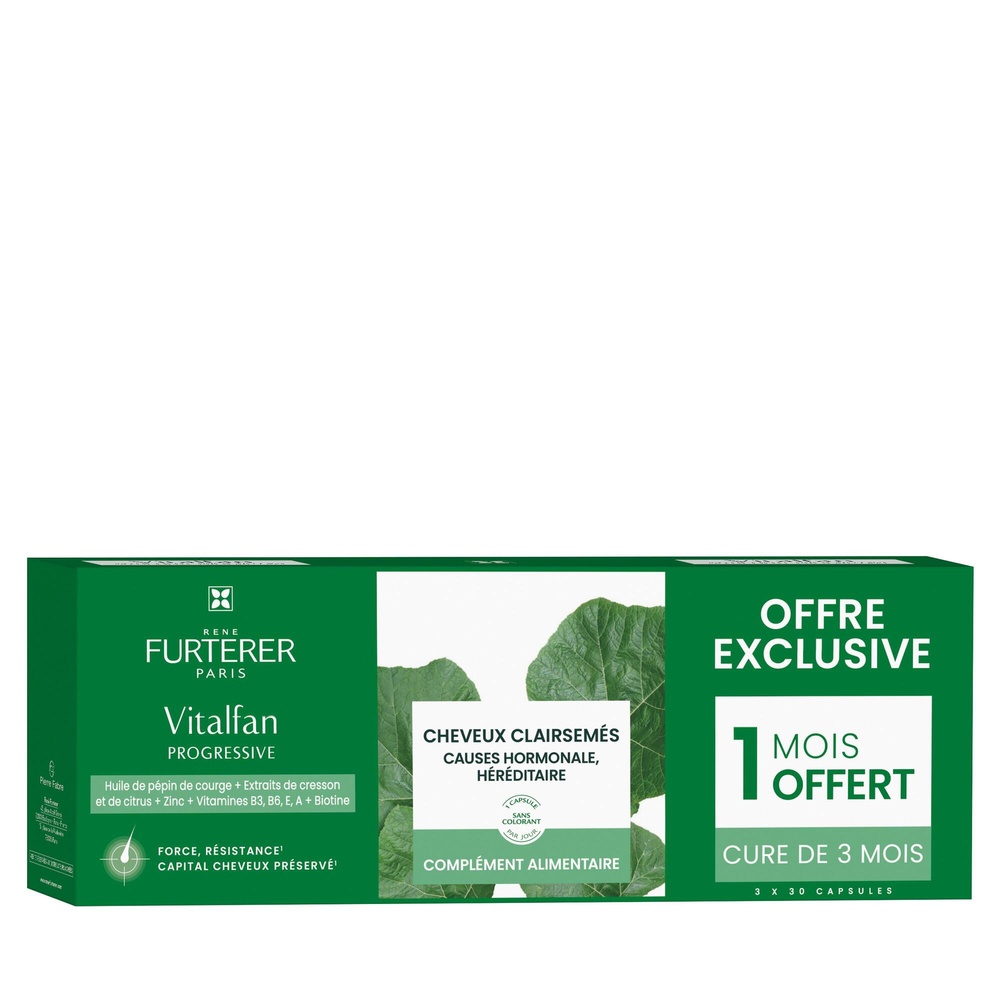 Furterer René Furterer Vitalfan Antichute progres sive - Sans colorant - 3x30caps Complément
