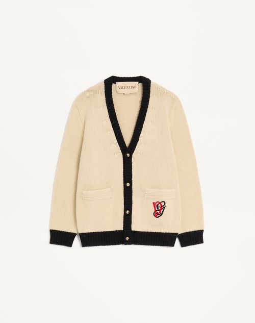 Cardigã Valentino de lã com bordado VG