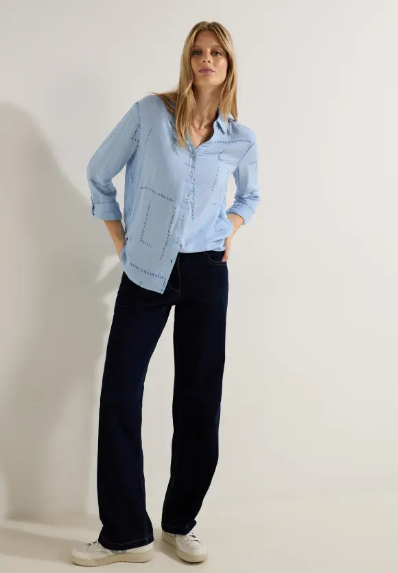 CECIL Viskose Partprint Bluse