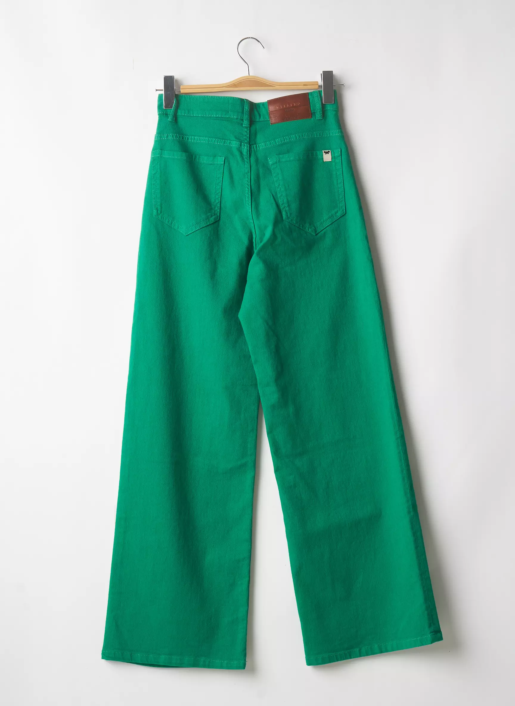 Weekend Maxmara Jeans Coupe Large Femme couleur vert