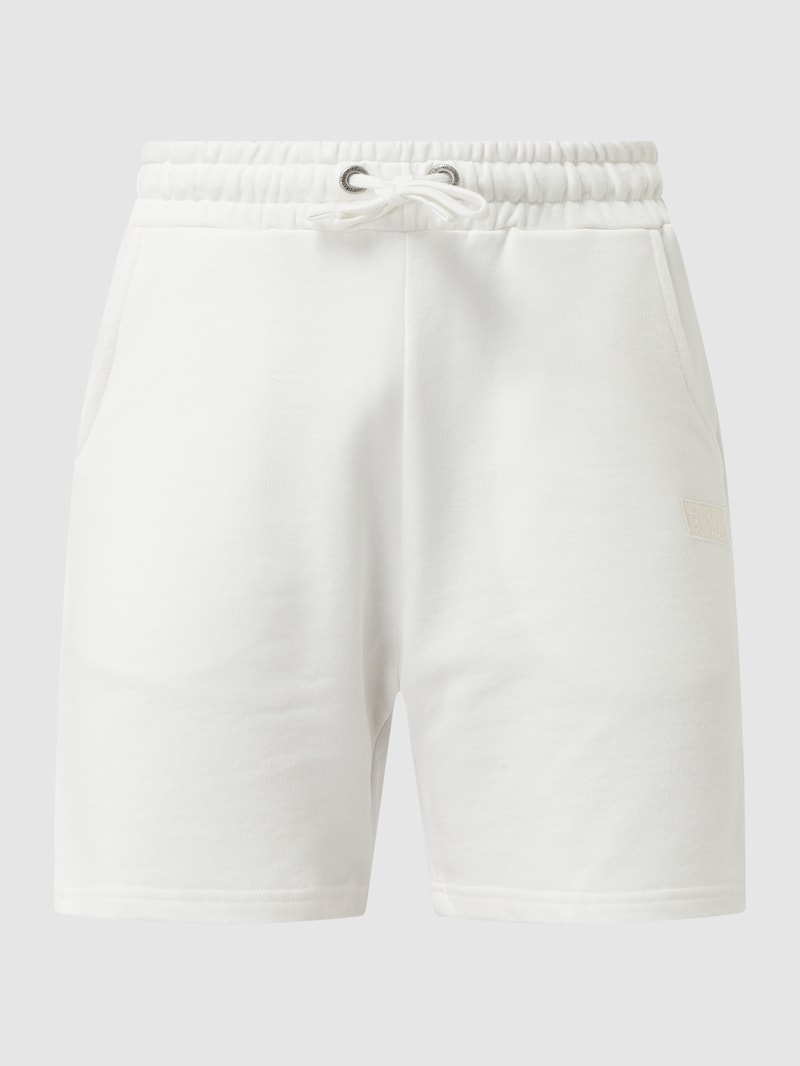 Sweatshorts aus Bio-Baumwolle in offwhite