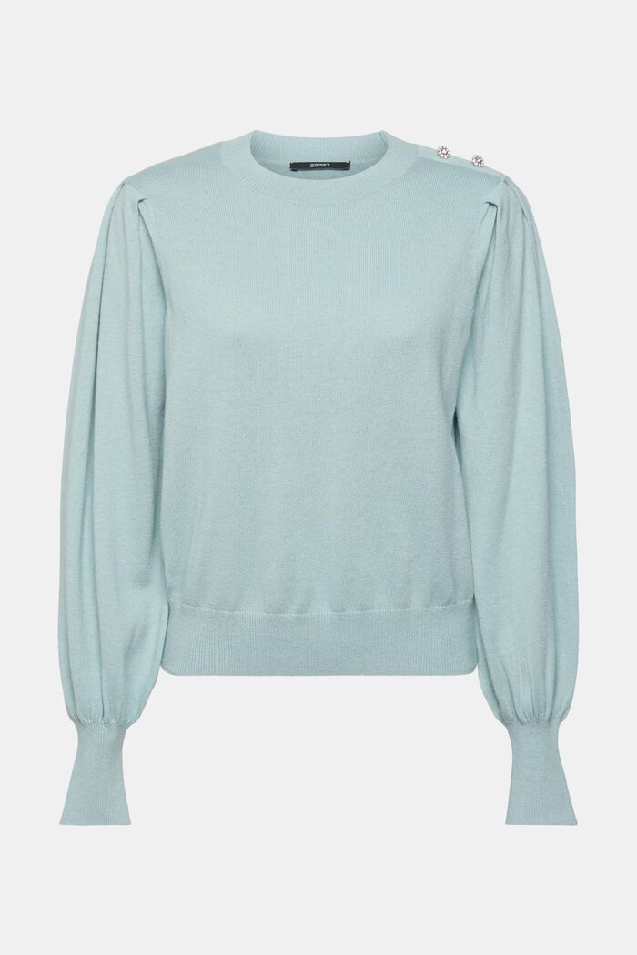 Pullover mit Schmuckknöpfen