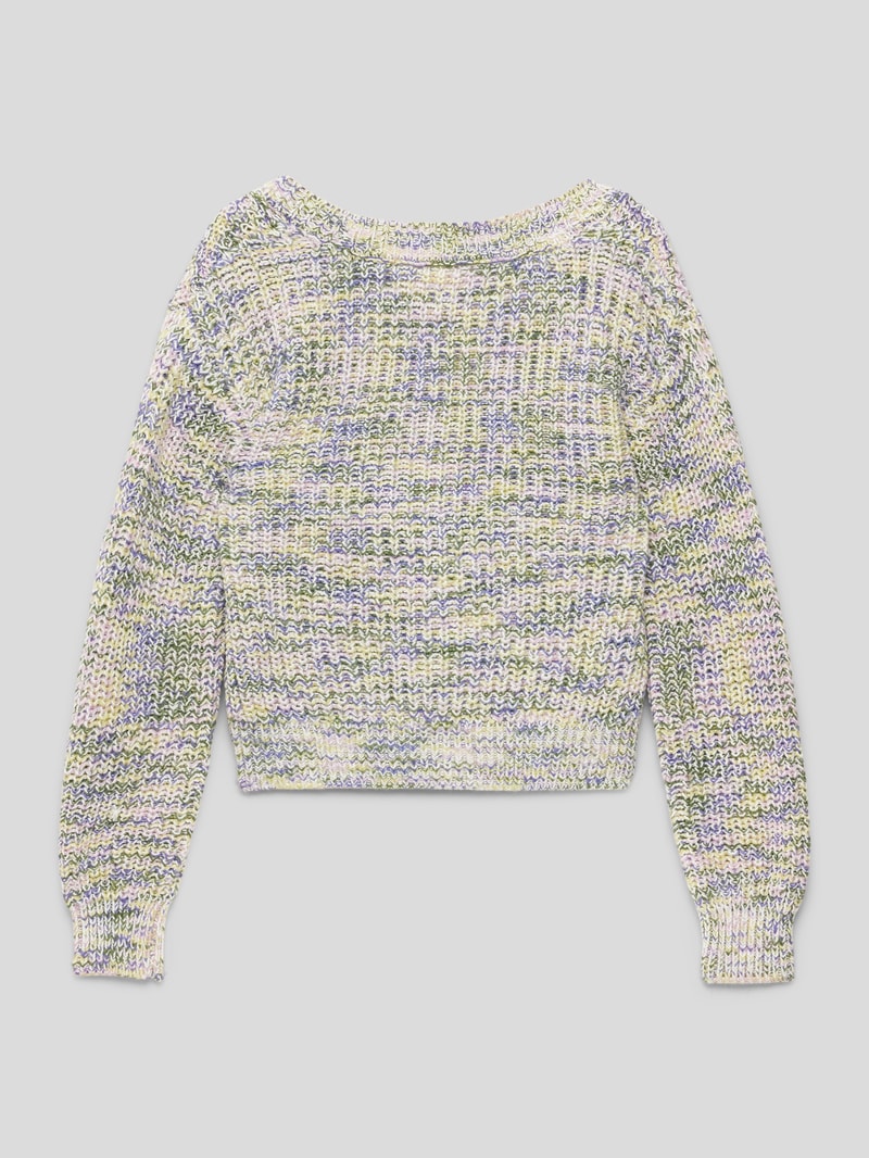 Strickcardigan mit Allover-Muster in mint