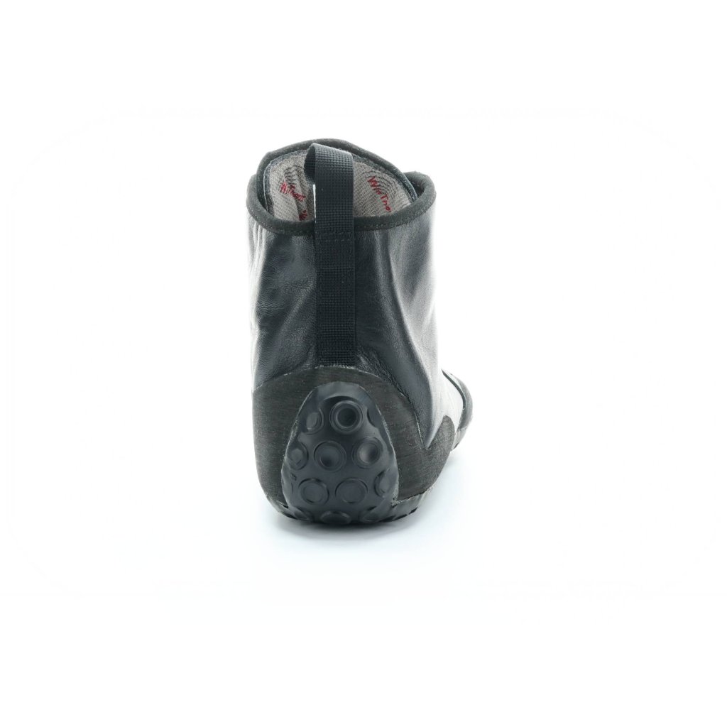 Saltic Vintero Black Nappa Barfußstiefeletten