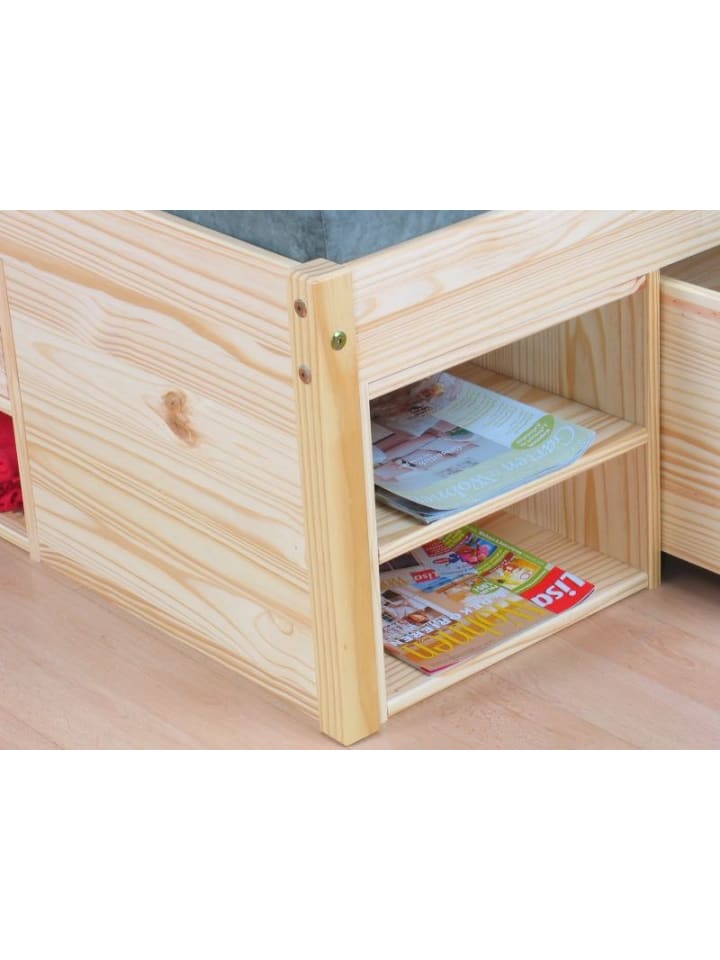 ebuy24 Doppelbett Claas Holz 146 x 209 cm günstig kaufen onesize