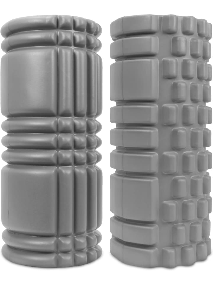 Normani Outdoor Sports 2 x Faszienrolle - Sportrolle Massageroller in Grau günstig kaufen onesize