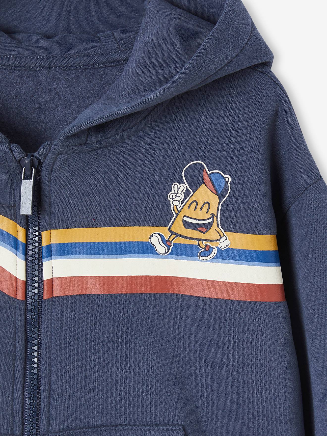 Vertbaudet Jungen Kapuzensweatjacke - nachtblau