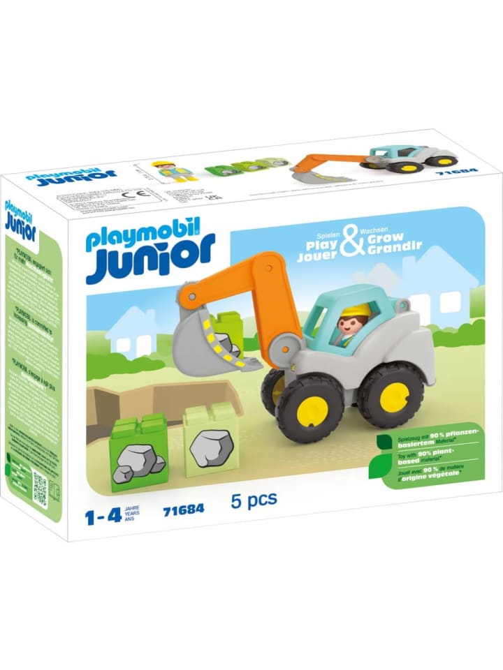Playmobil Spielfigur Set Junior Schaufelbagger, 1-4 Jahre günstig kaufen onesize