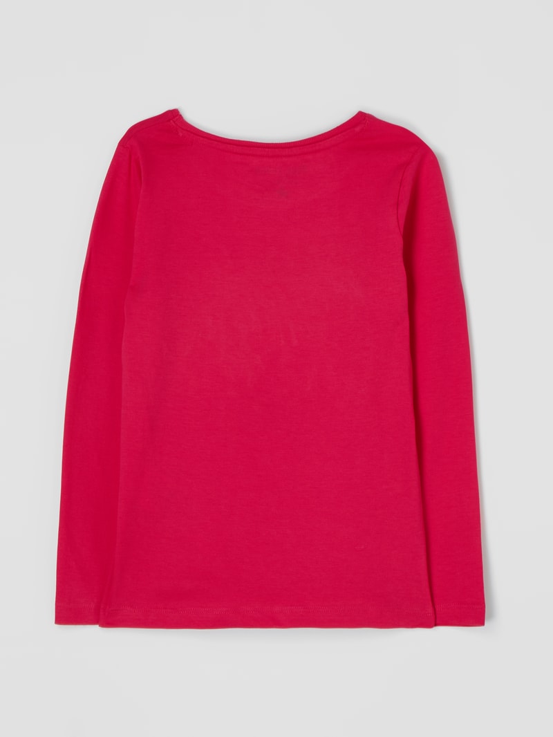 Longsleeve mit Wendepailletten in pink