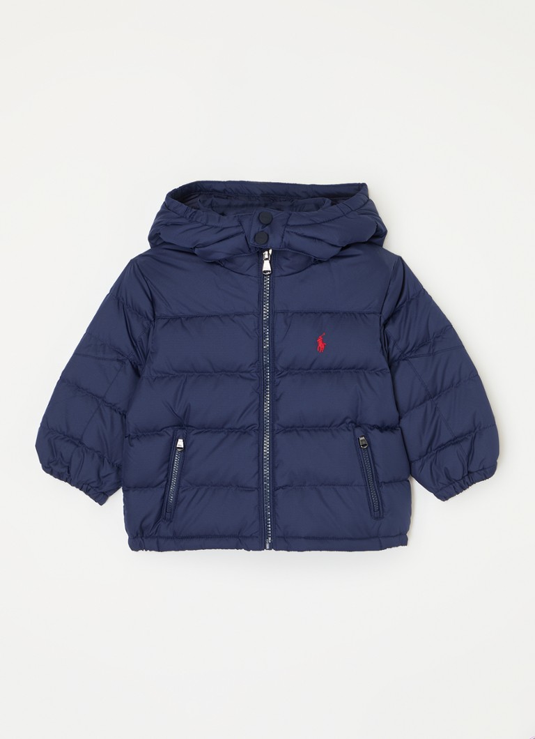Ralph Lauren pūkaina jaka ar izšuvumu no logotipa